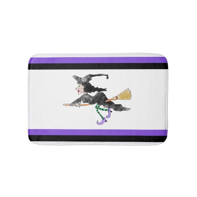 Witch på Broom Bath Mat Badrumsmatta (Framsidan)