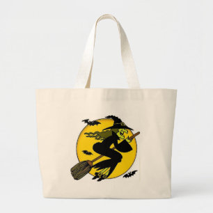 Witch på Broomstick Jumbo Tygkasse