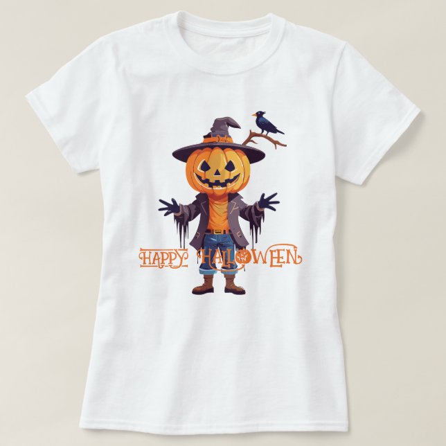 Witch på Broomstick T Shirt (Design framsida)