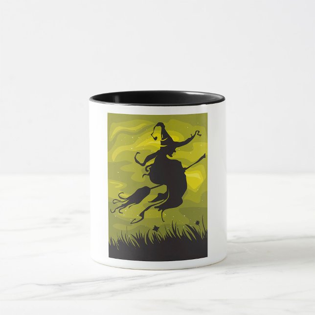 Witch på en Broomstick Mugg (Skapare uppladdad)