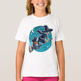Witch på Hjul: Halloween Magic med en modern T Shirt