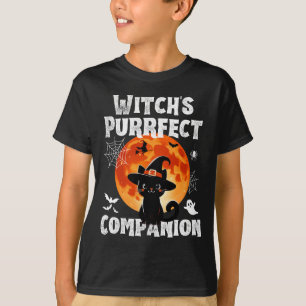 Witch Purrfect Assion Cute Halloween Cat T Shirt