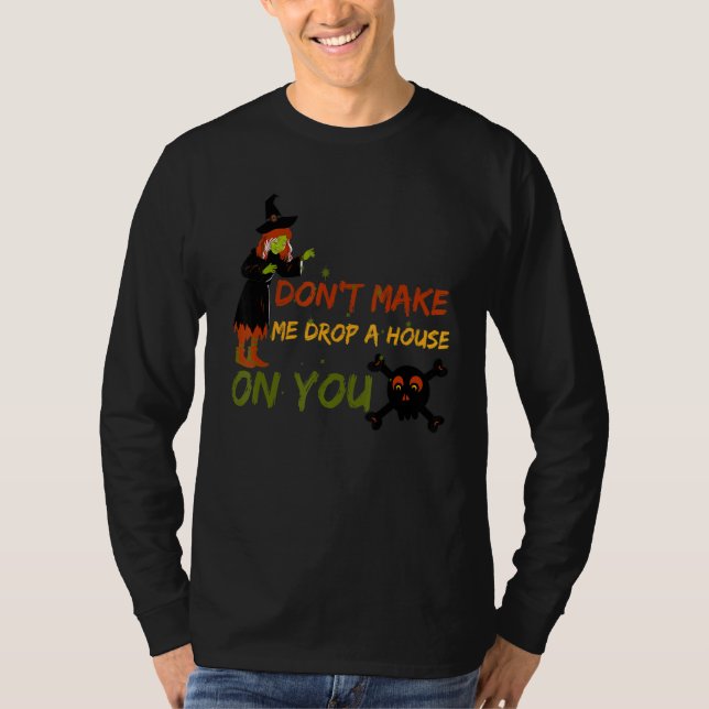 witch quote holiday costume cool witch t shirt (Framsida)