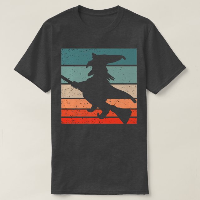 Witch Retro Style Vintage  653  T Shirt (Design framsida)