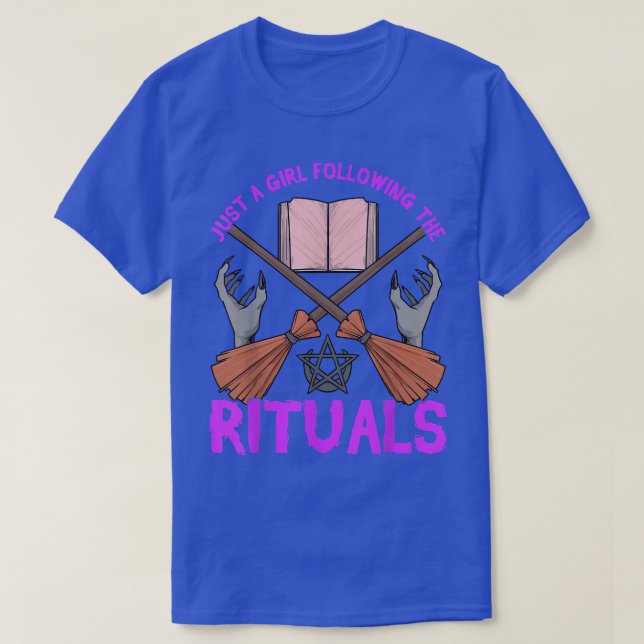 Witch Ritual Magic Spells Witchcraft Spellbook Wic T Shirt (Design framsida)