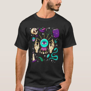 Witch s Essentials Occult Esoteric Crystal Witchy T Shirt