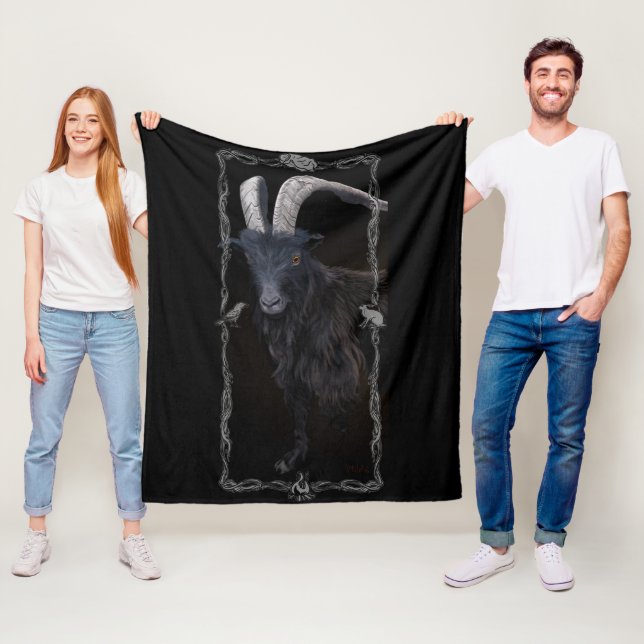 Witch Sabbath Fleecefilt (På plats)