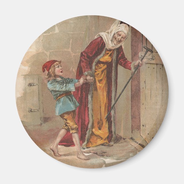 Witch satte Hansel i Stable Magnet (Framsidan)