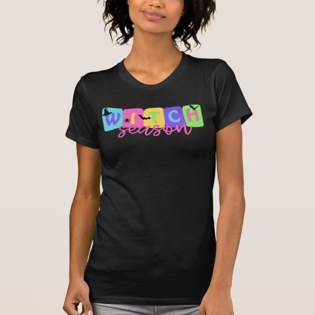 Witch Season - Cute Halloween Design Design T Shirt (Framsida)