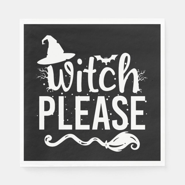 Witch, Shirt Witch Shirt Funny Halloween Pappersservett (Framsidan)