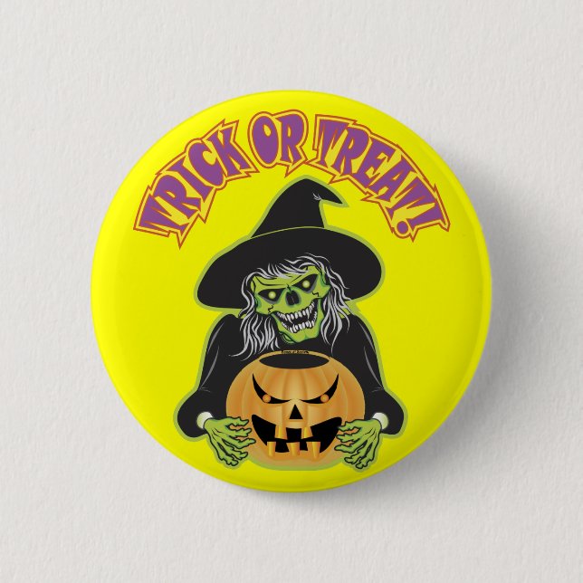 Witch Skull Knapp (Framsida)