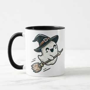 Witch, snälla! Cute Halloween Ghost Mugg