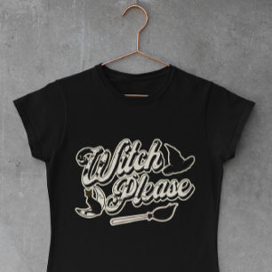 Witch, snälla Funny Halloween-citat T Shirt