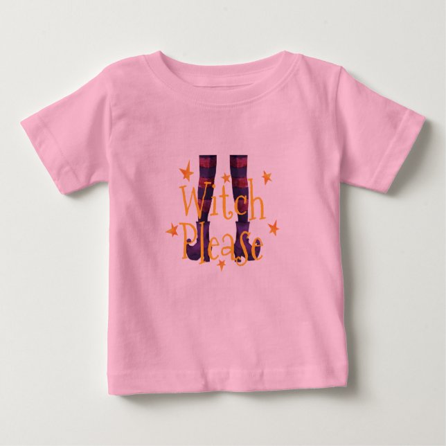 Witch, snälla, Funny Halloween Party | Shirt Tröja (Framsida)