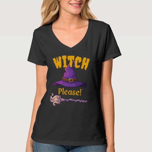 Witch, snälla! t shirt (Framsida)