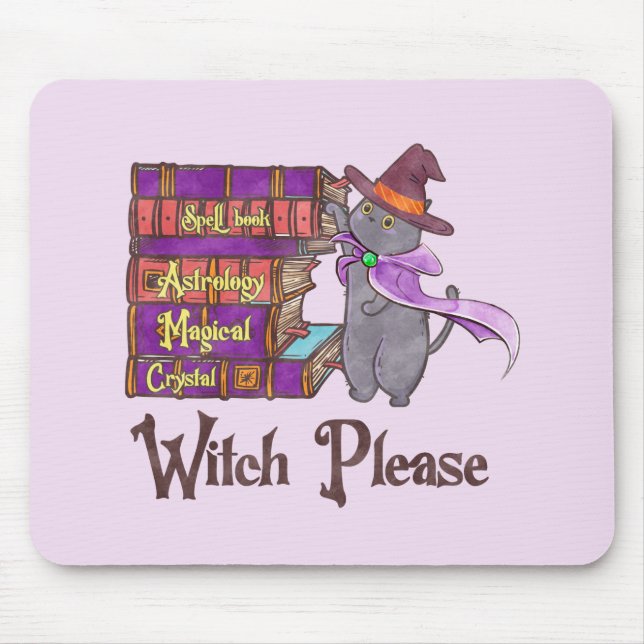 Witch, snälla - Witch Black Cat Musmatta (Framsidan)