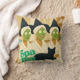 Witch Spa Day Funny Humor  Kudde