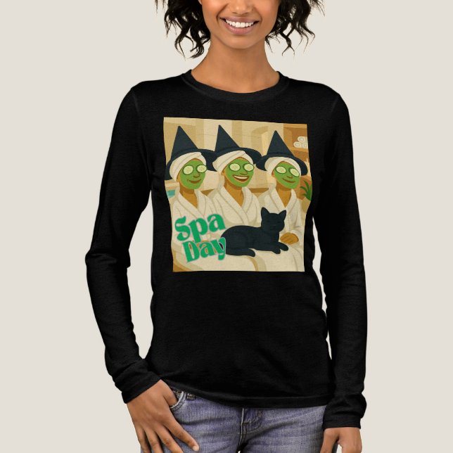 Witch Spa Day Funny Humor  T Shirt (Framsida)