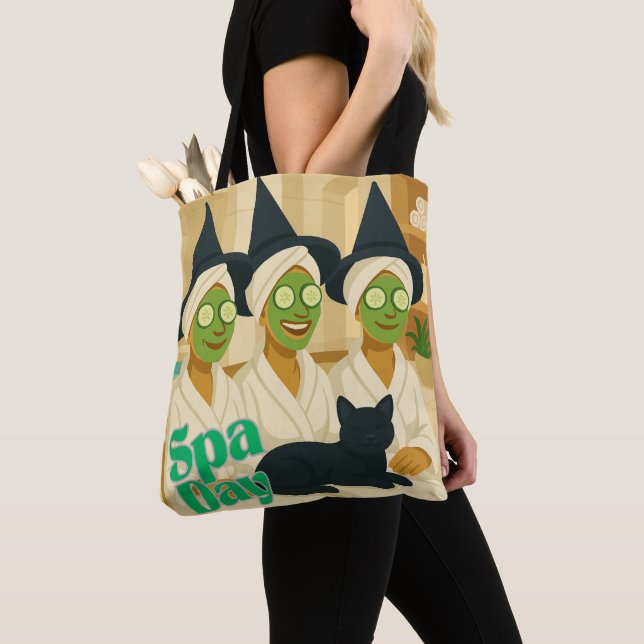 Witch Spa Day Funny Humor  Tygkasse (Närbild)