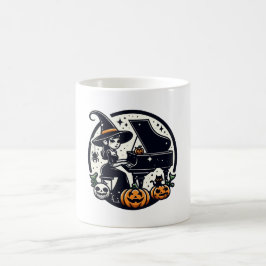 Witch Spela Piano Kaffemugg