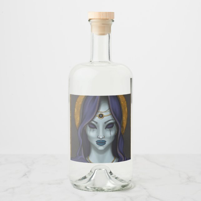 witch spritflaskor etikett (Framsida)