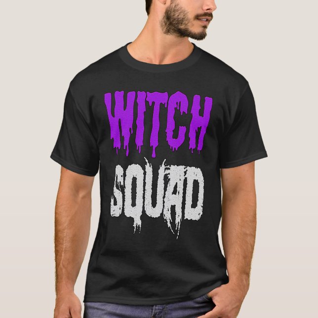 Witch Squad Halloween T Shirt (Framsida)