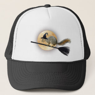 Witch Squirrel Hat Truckerkeps