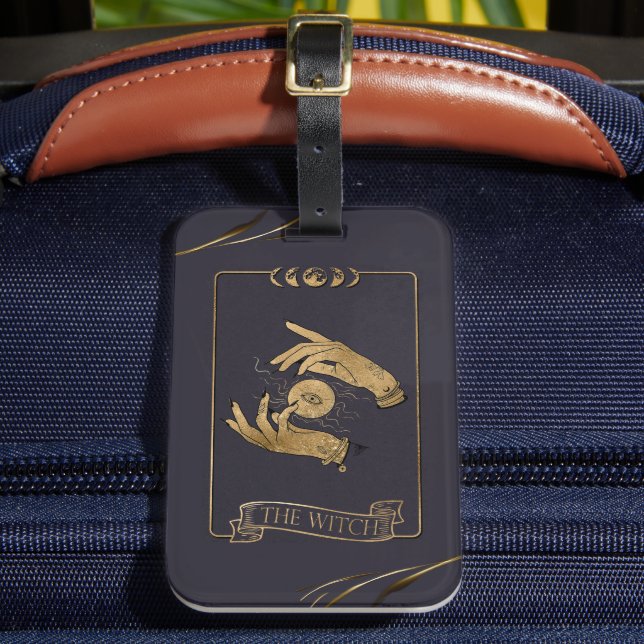 Witch Tarot Card Bagagebricka (Framsida Insitu 2)