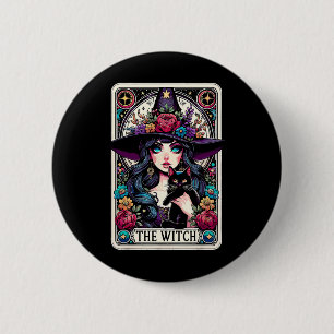 Witch Tarot Card Halloween Gothic Witchy Vibes Knapp