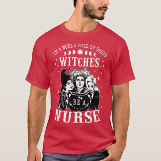 Witch Tarot Woman Nurse Halloween Thick Thighs Wit T Shirt