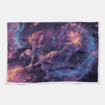 Witch tea towel