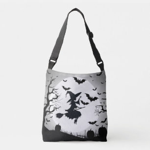 Witch Theter Bag, Gothic Stil Halloween Bag Axelväska