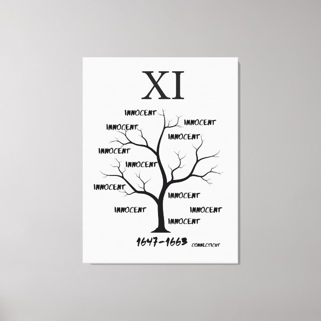 Witch Trials Canvastryck (Framsida)