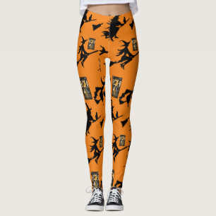 Witch-trollkarl måne-bloomstick leggings