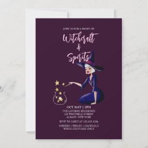 Witch Trollspö Magic Gouache Halloween Costume Par Inbjudningar