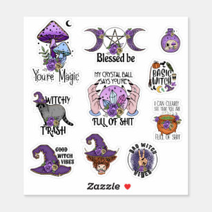 Witch Vibes Sticker Pack Klistermärken