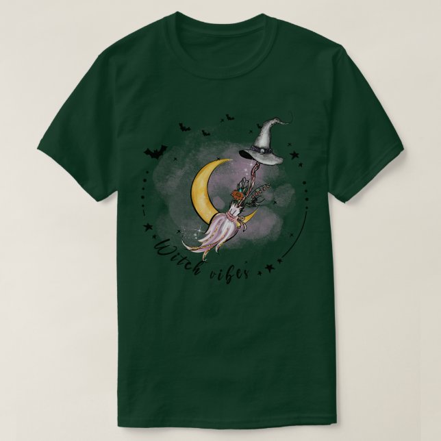 Witch Vibes T Shirt (Design framsida)