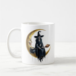 Witch vid Måne Kaffemugg