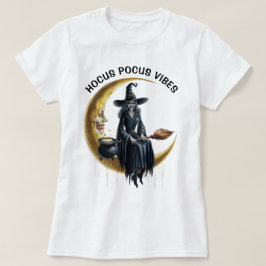 Witch vid Måne T Shirt