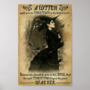 Witch vintage poster