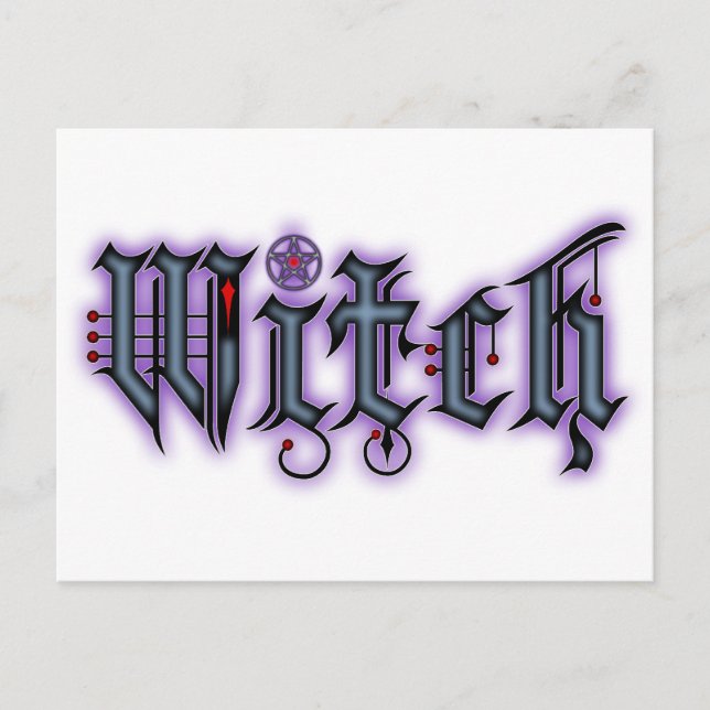Witch Vykort (Framsida)