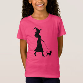 Witch Walking Chihuahua T Shirt