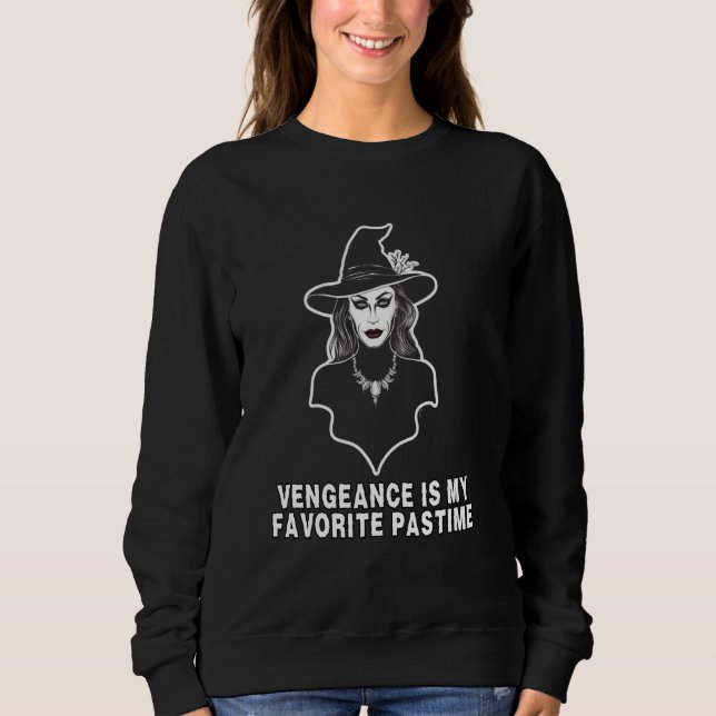 Witch Warning Vengeance är Min favoritpastime Hal T Shirt (Framsida)