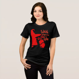 Witch Way mot Vin T Shirt