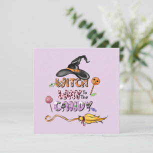 Witch Way Way to Candy - Roligt Halloween