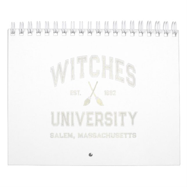 Witch Witches Universiteten Salem Massachusetts Wi Kalender (Omslag)