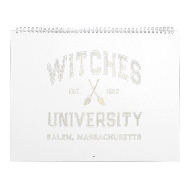 Witch Witches Universiteten Salem Massachusetts Wi Kalender (Omslag)