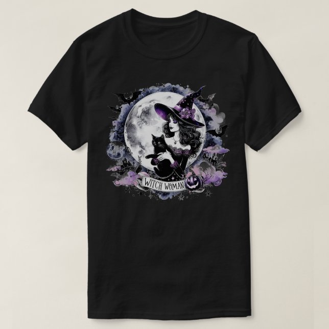 Witch Women T Shirt (Design framsida)