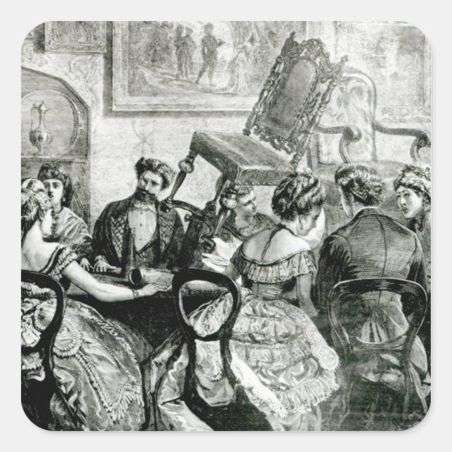 Witchcraft 1871 fyrkantigt klistermärke (Framsida)