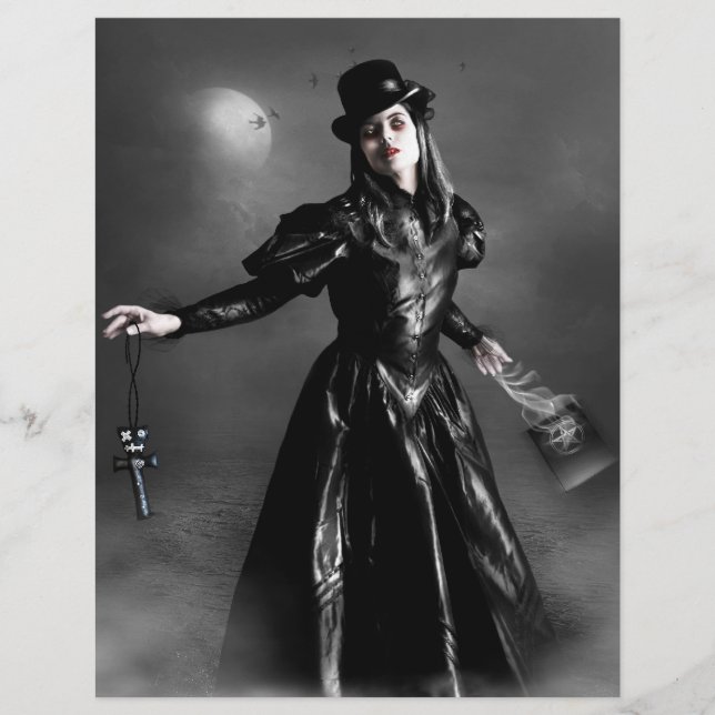 Witchcraft Anpassade Halloween Flyers (Framsidan)